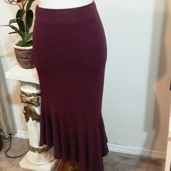 Summer & Sage Assymetrical Skirt - Picture 1 of 8